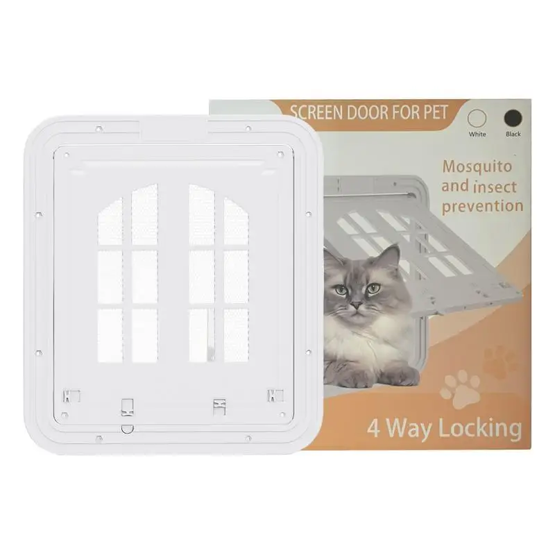 

Pet Screen Door Security Screen Door Reinforced Cat Furniture Heavy Duty Removable Pet Supplies For Puppies Kittens Indoor And