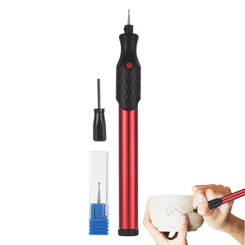 Metallgravurstift, kleine Graviermaschine, kleines kabelloses Drehwerkzeug für Anfänger, batteriebetrieben, für die Holzbearbeitung