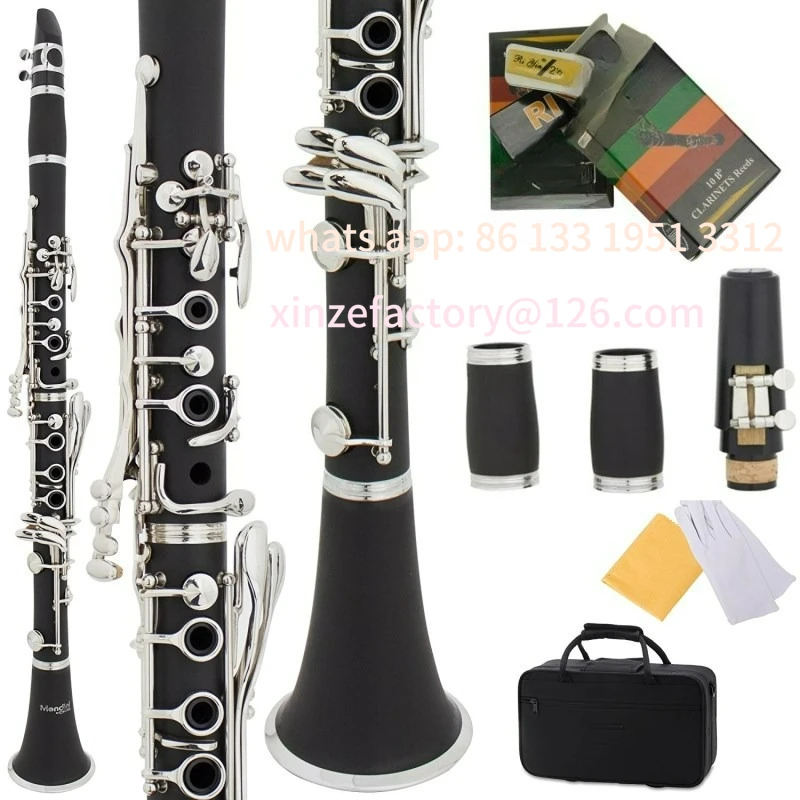 

17-Key clarinet in B flat, clarinet, bakelite clarinet with bags