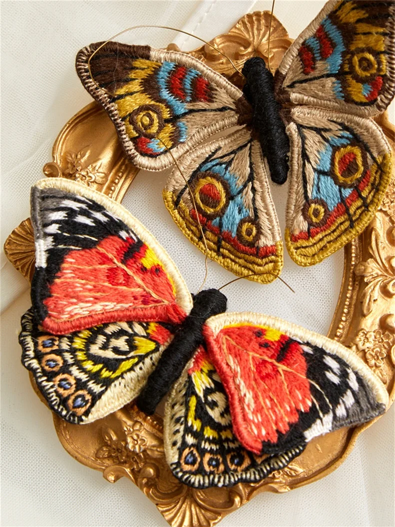 Starter Embroidery Kit Handmade Butterfly Diy Sewing Embroidered Kit With Hoop Embroideri Home Decor Needlework Cross-stitch Set