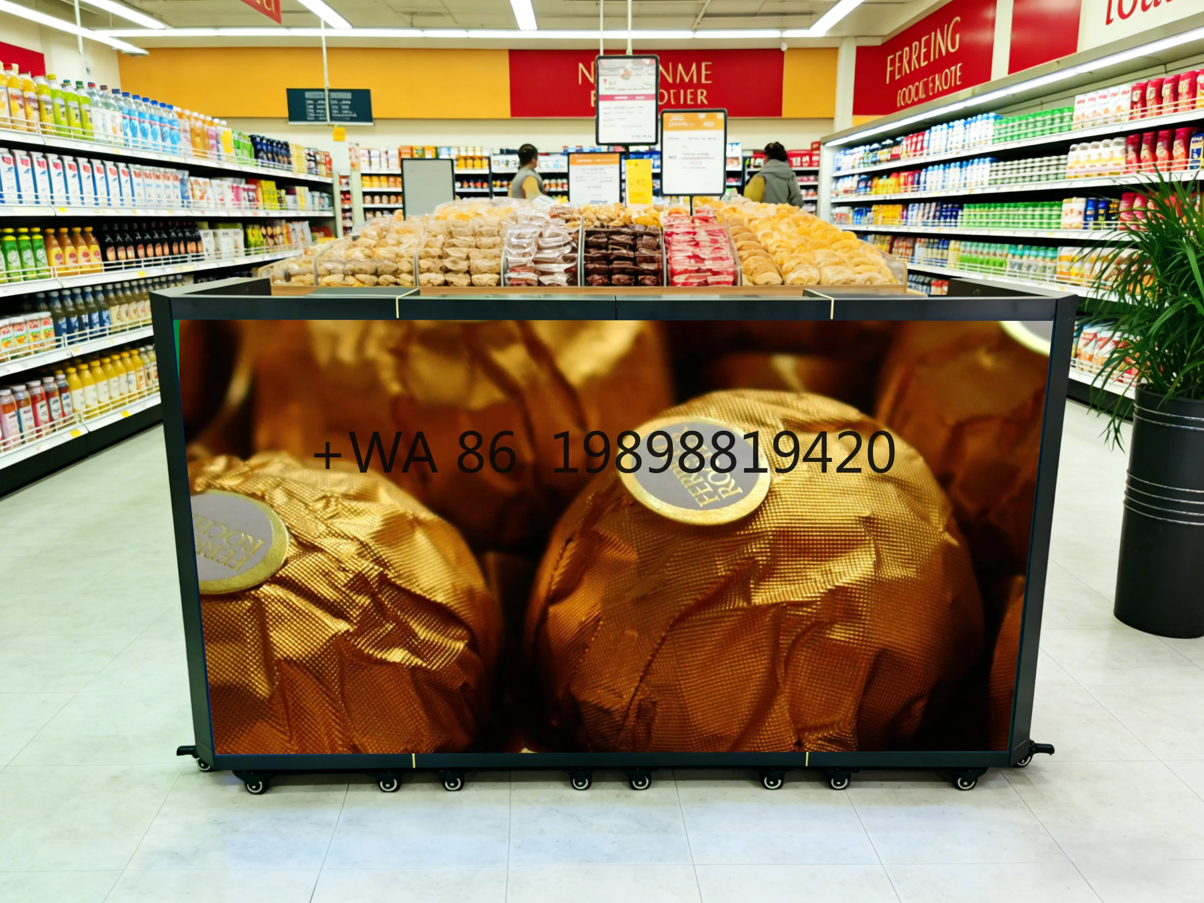 5-Fold 6-Fold DJ Table Facade, Indoor Outdoor LED Display Screen DJ Booth for Music Club