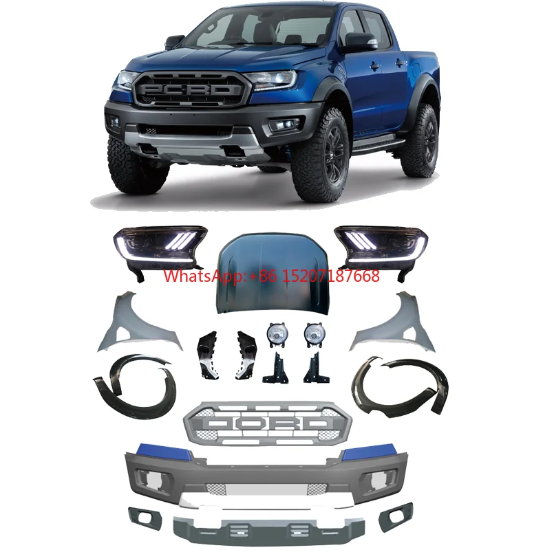 

Raptor Style upgrade kits Body Kit For Ranger T6 2012-2016