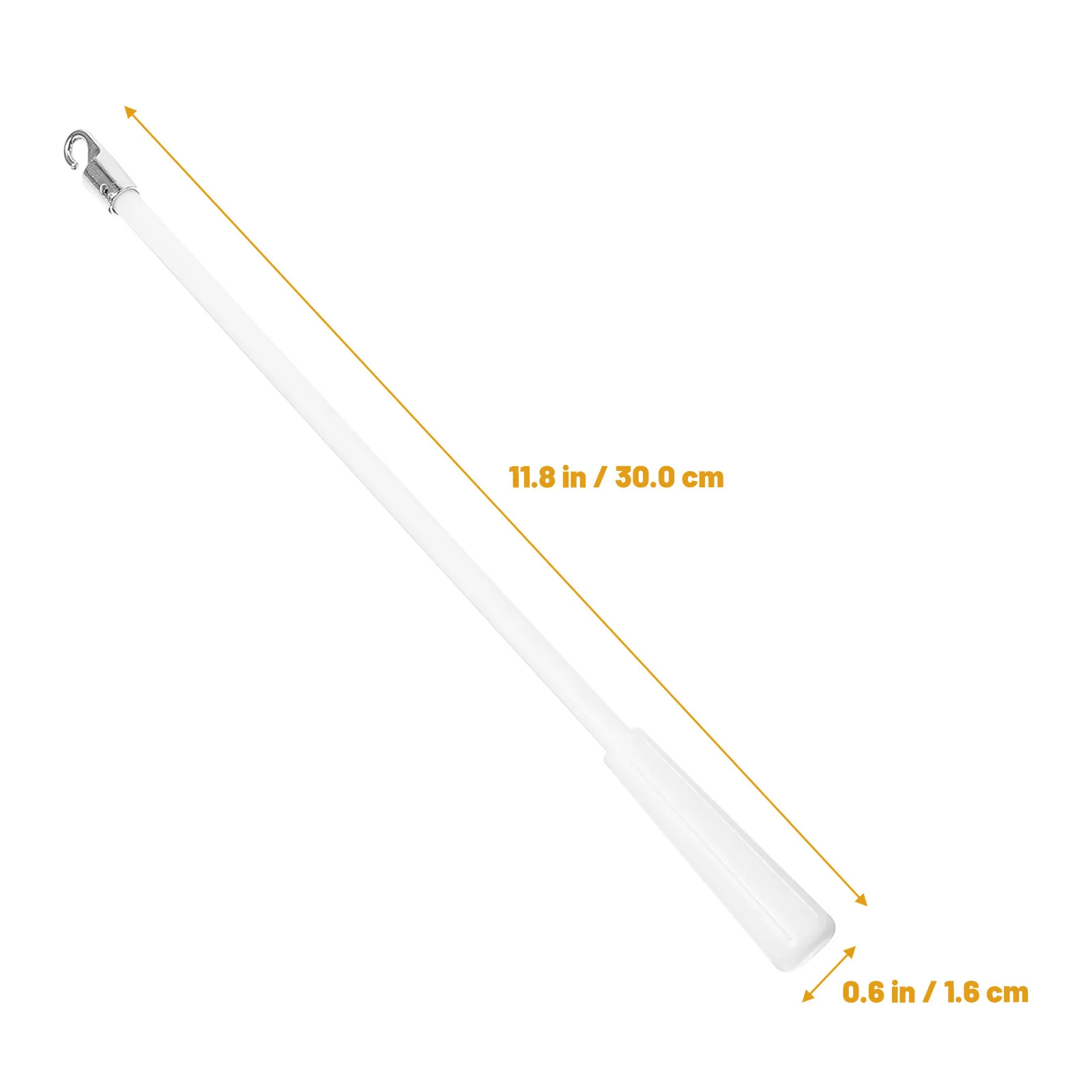 Sturdy Window Curtain Accessories Vertical Blind Replacement Rod Stainless Steel Acrylic Tilt Wand for Home Office Hotel Blind