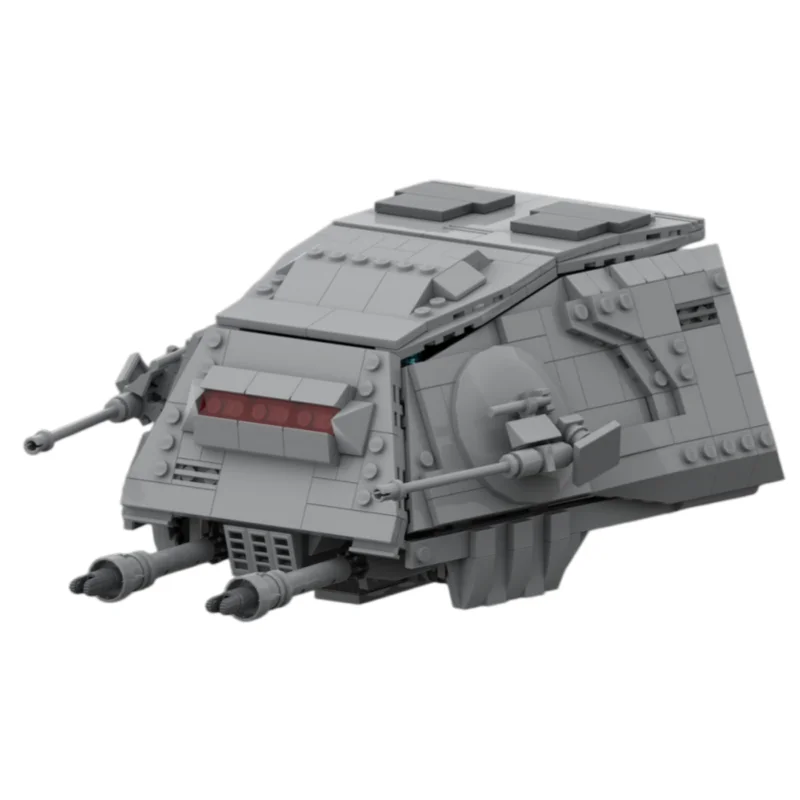 

MOC building toy armored mobile fortress locomotive model - 734 pieces - creative display item - holiday gift - for boy's birthd