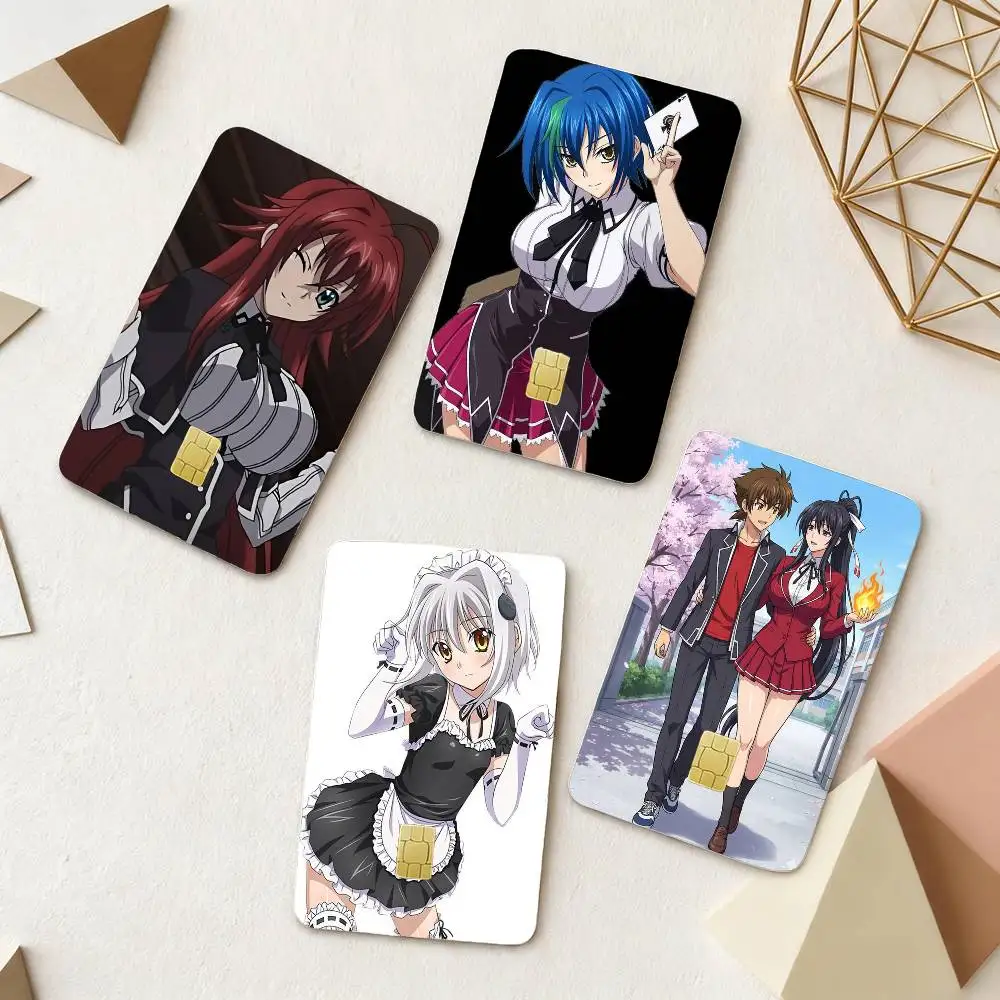 

H-High School DXD HERO 4pcs 1Set Card Stickers Small Waterproof Chip 4PCS Card Sticker Anti-Scratch