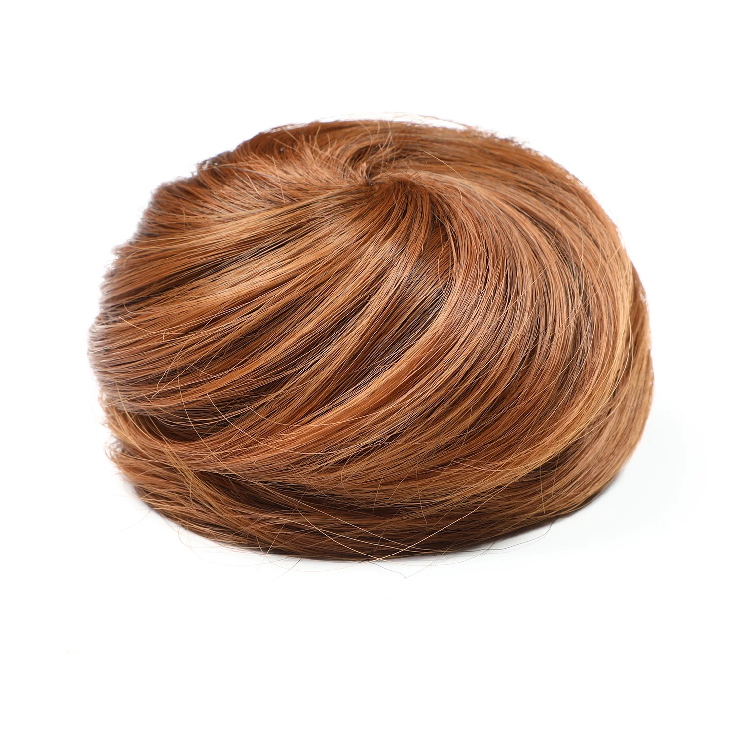 Jeedou Synthetisch Haar Steil & Krullend Chignon Updos Haarknot Elastisch Trekkoord Pad Zwart Bruin Kleur Haarstukjes Voor Vrouwen Meisjes