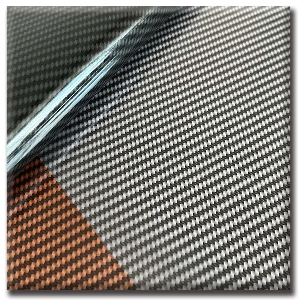 0.5M Wide Silver Lattice Transparent Gradient Translucency Carbon Fiber Transfer Film L20M Hydrographics Film