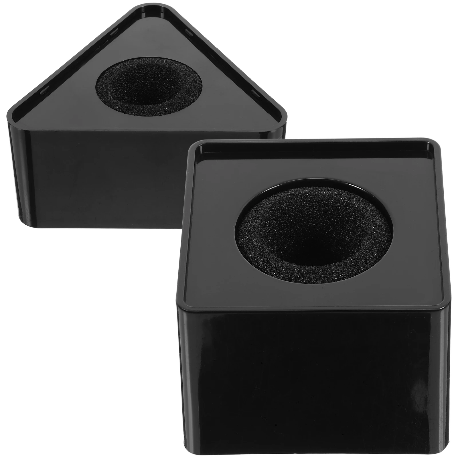 

2 Pcs Microphone Logo Station Stable Reliable Durable Lightweight Portable Small Size Simple Design Suitable Most Types Mic