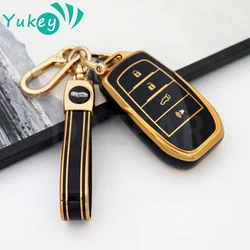 TPU Car Key Fob Case Cover for Toyota Corolla Cross Sienna Venza Harrier Hilux Tundra Mirai Land Cruiser Alphard