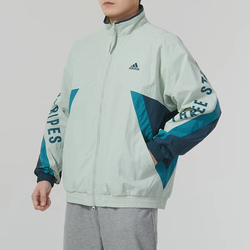 

Adidas Official Genuine New Men's and Women's Woven Stand Collar Casual Sport Jacket IS5148