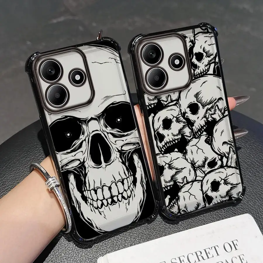 Four Spooky Skull P…