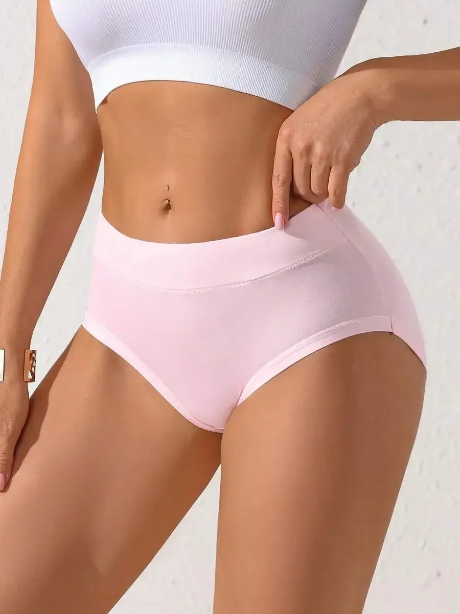 32757-a67b20.jpg Womens Comfortable Solid Color Minimalist Bikini Briefs - Image 1