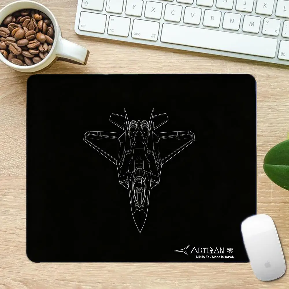 Jet Engine Outline Drawing Mousepad Table Mat Large Size For Bedroom   Keyboard pad Office Desktop Laptop