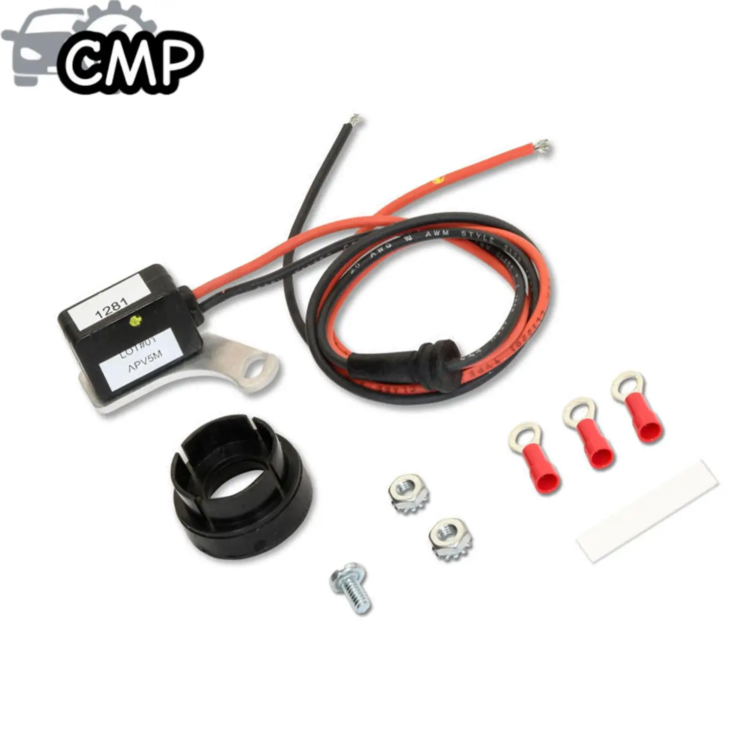 

1set Electronic Ignitor Conversion Kit 1281 For Ford 57-74 V8 Ignitor Car Electronic Ignitor Repairing Replacement Accessories