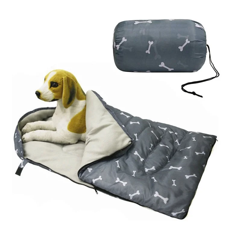 Sac de couchage pour chien U-PETS étanche chaud pliable avec sac de rangement pour intérieur extérieur voyage camping randonnée sac à dos