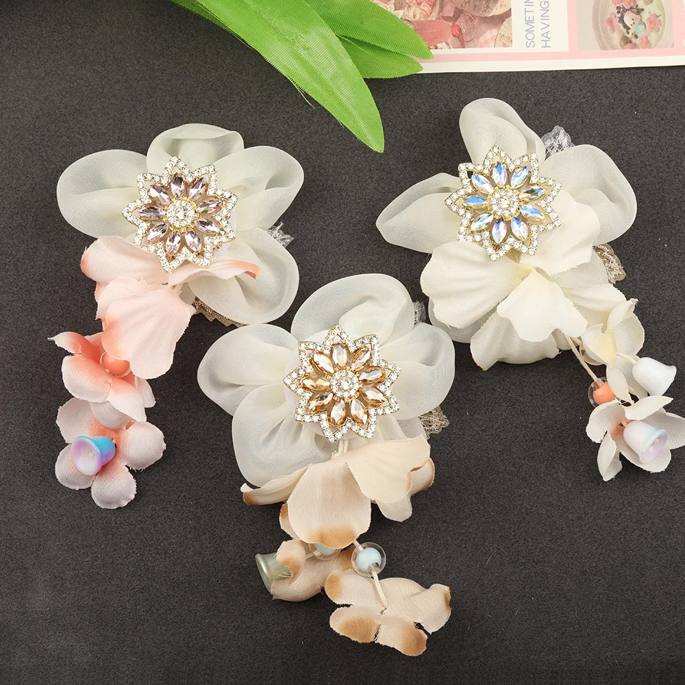 

Cordial Design 10Pcs 78*123MM Hand Made/Jewelry Findings & Components/Rhinestone Effect/Flower Shape/DIY Fancy Beads #17207