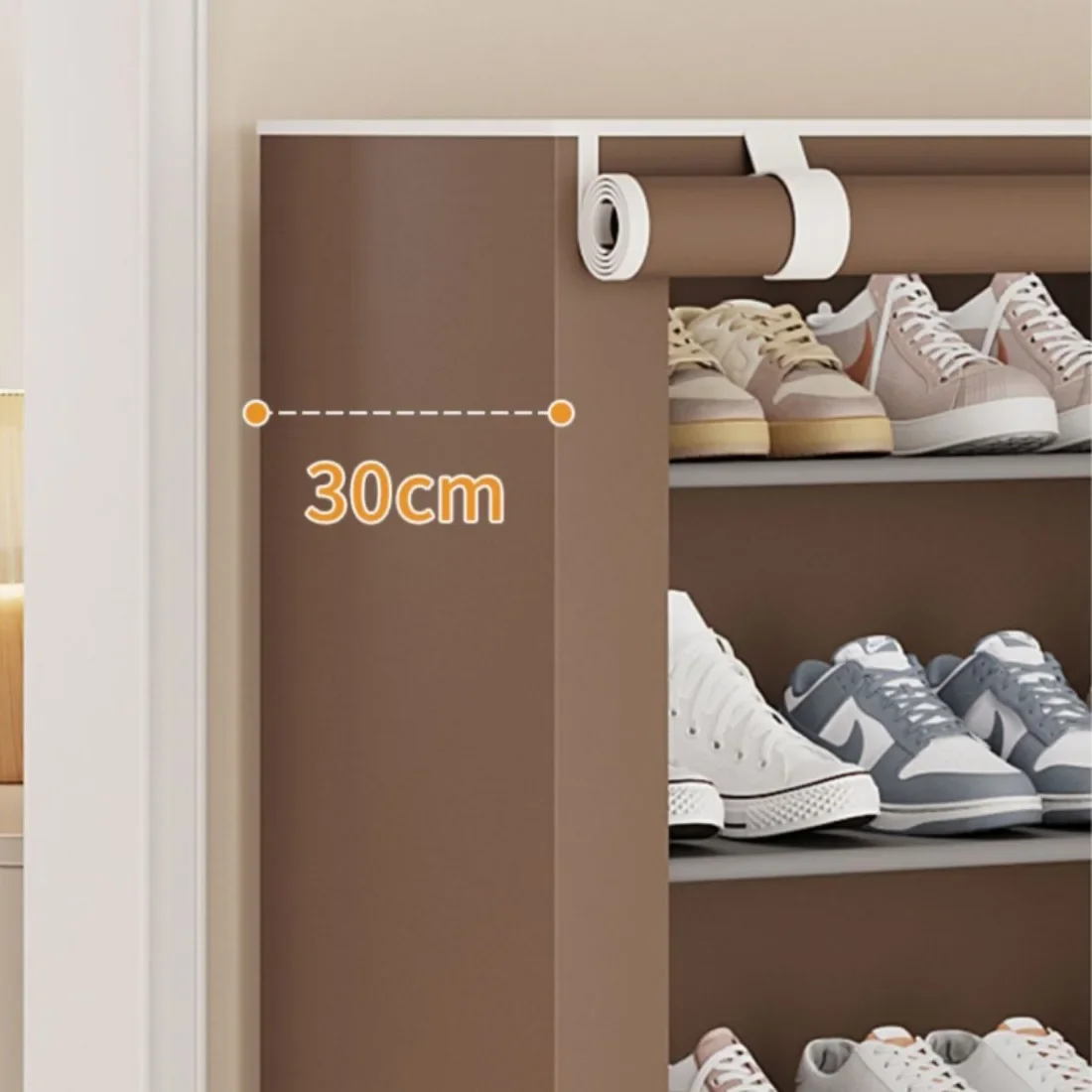 Multilayer Rack Organizer Minimalist Modern Shoe Shees Dustproof Nonwoven Shoerack Home Furniture Space-Saving Cabinet Scarpiera