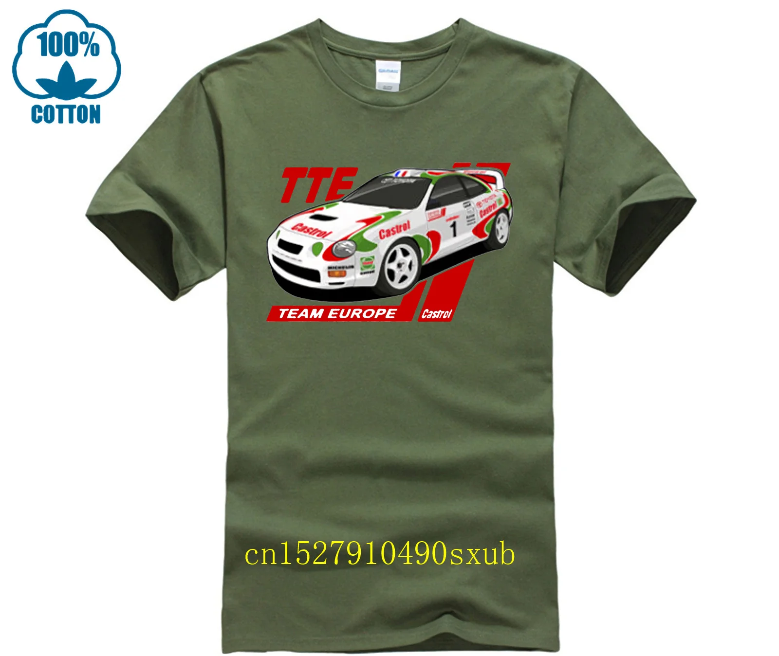 Classic Celica Team europe Rally T Shirt White or Gray GT Four ST205 Wrc