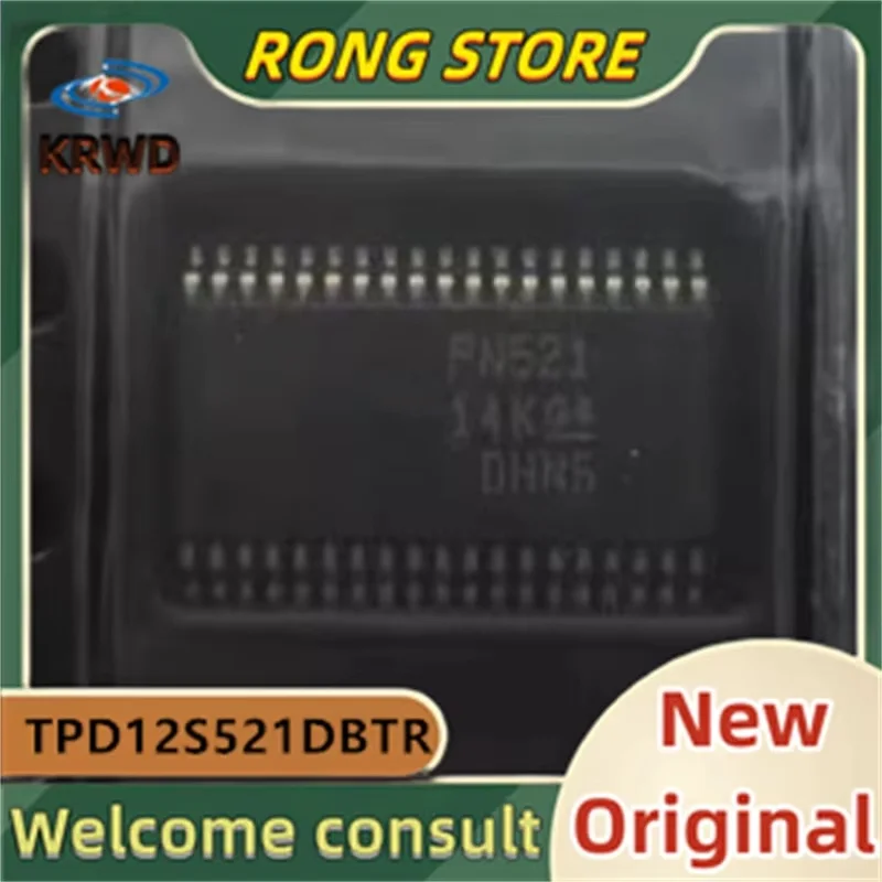 (10PCS）PN521 TPD12S521DBTR TPD12S521 TSSOP38 New and Original Chip IC