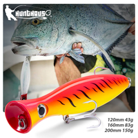 Hunthouse Popper Fishing Bait Spinning GT Lure Saltwater Isca Poppers Lure Hard Baits Trolling Fishing Tackle Tuna Bluefish