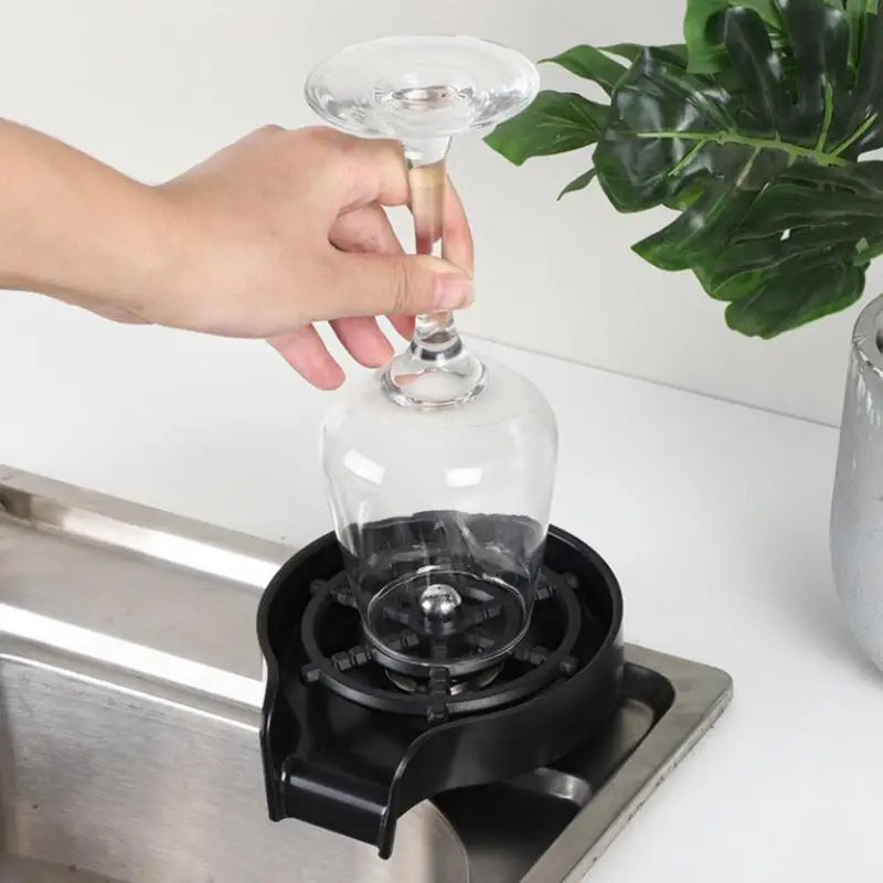 High Pressure Cup Washer With Metal Water Pipe Leakproof Thread Connector For Home Kitchen Bar Coffee Shop Cleaning Work
