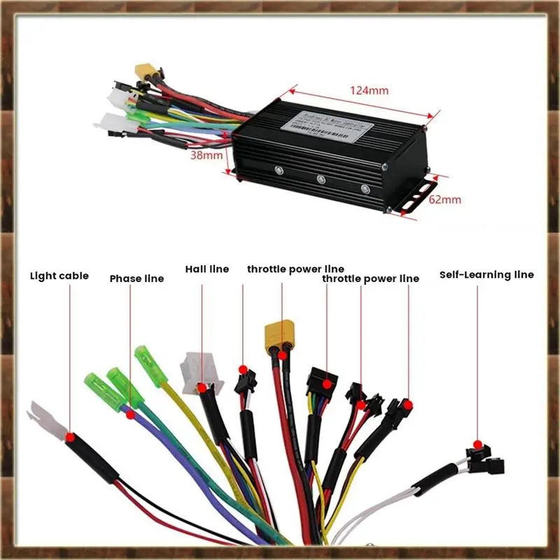 A48T Mountain Bike Lithium- Power Conversion Parts S-100 Color LCD Meter With Tri-Mode 26A Controller Set