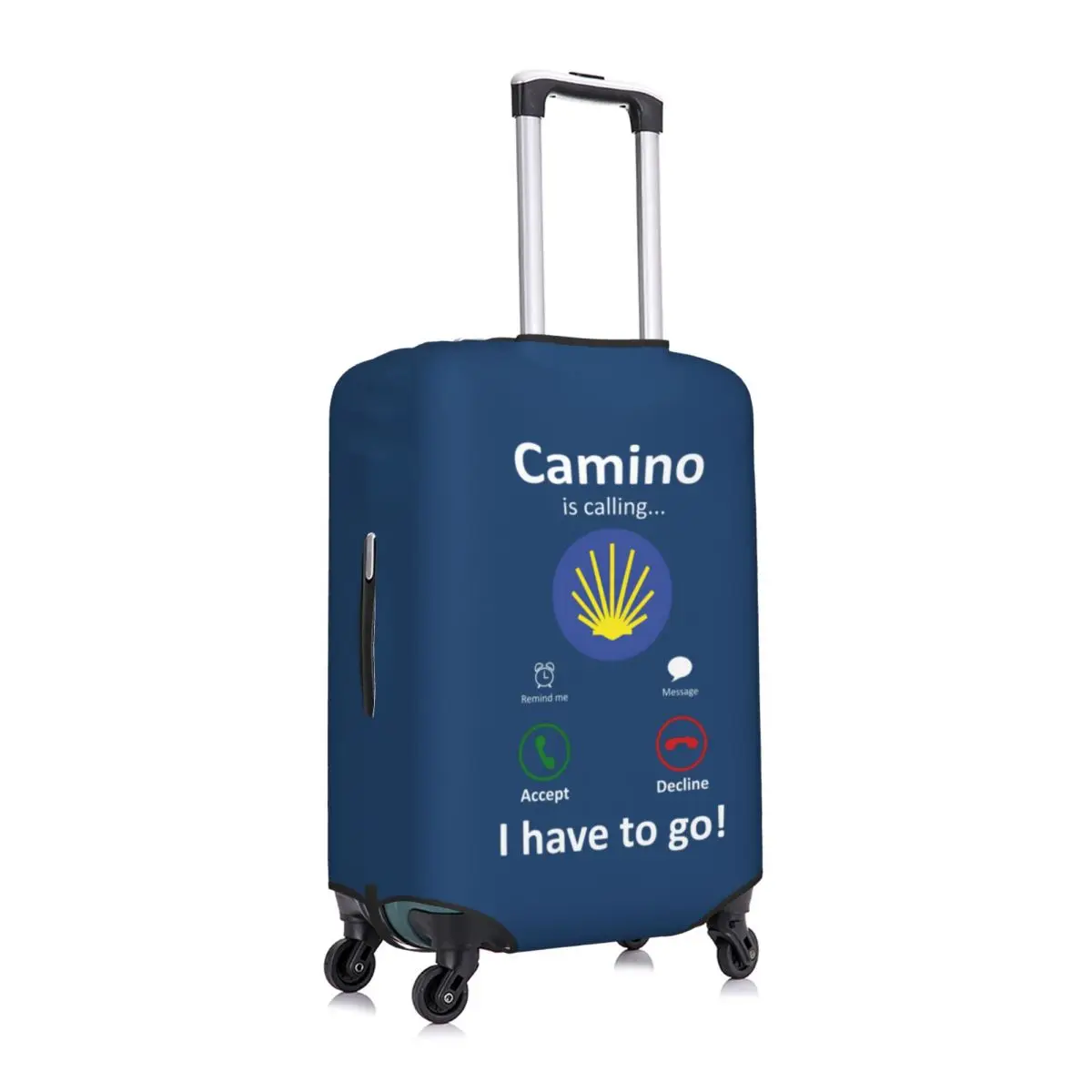 Funda protectora personalizada para equipaje Buen Camino De Santiago, bonitas fundas para maletas De viaje para 18-32 pulgadas