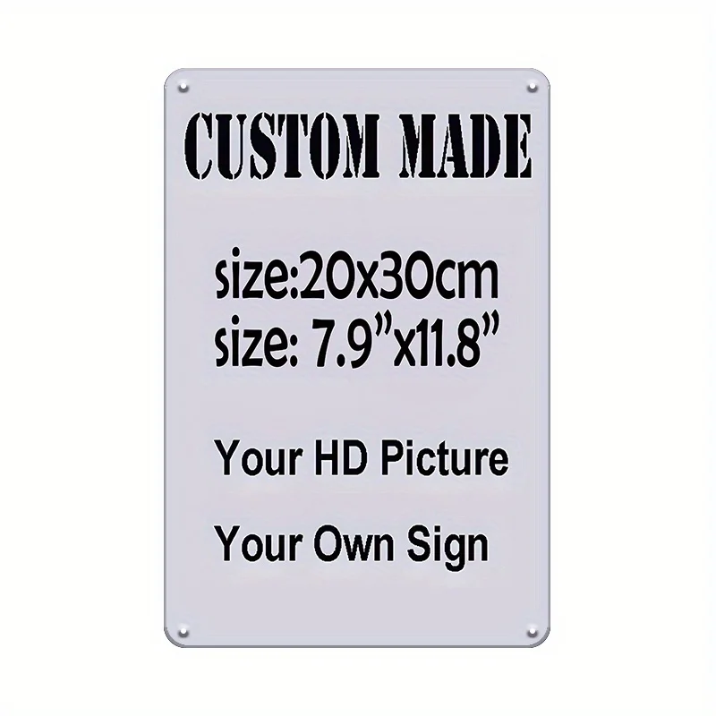 1Pc 8X12 Inch Custo… - image