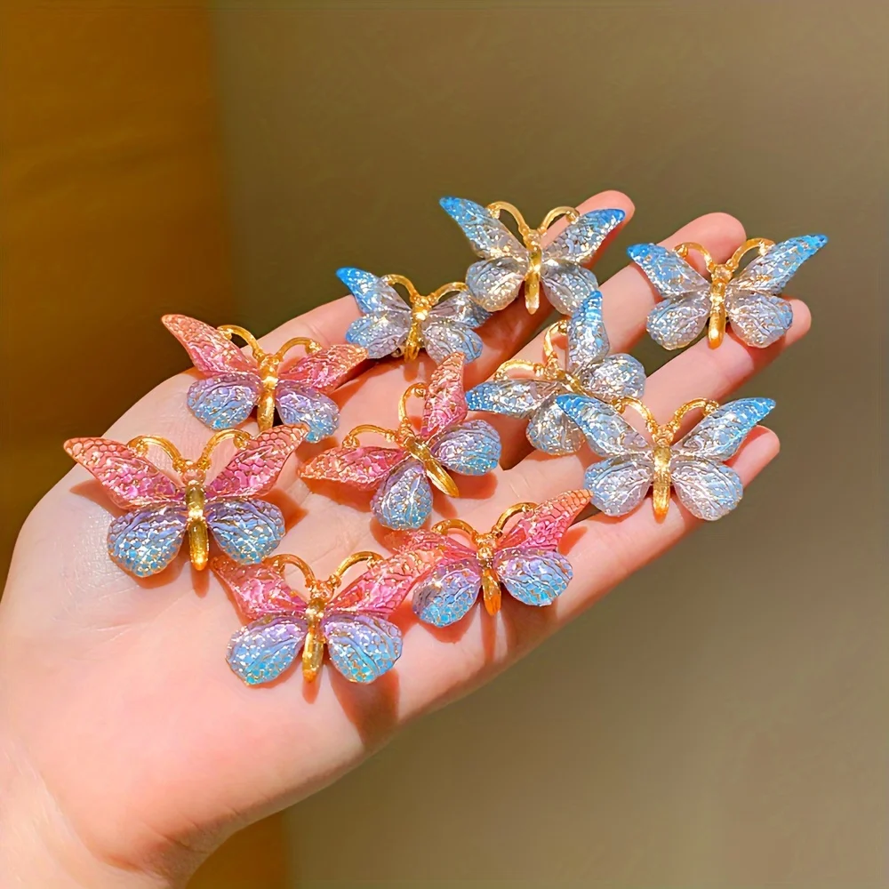 10 Sweet Butterfly Hair Clips