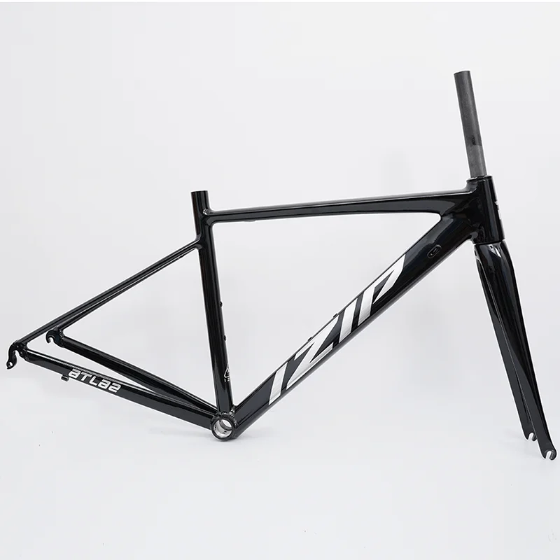 700C Light Aluminum Road Bicycle Frame Carbon Tapered Tube Fork With Semi Inner Wiring C Brake Quick Release Wheel Bike Frame