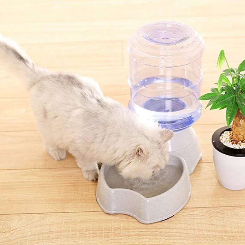 3.8L Pet Automatic Feeder Dog Cat Drinking Bowl For Dog Water Drinking Cat Feeding Large Capacity Dispenser Pet Cat Dog