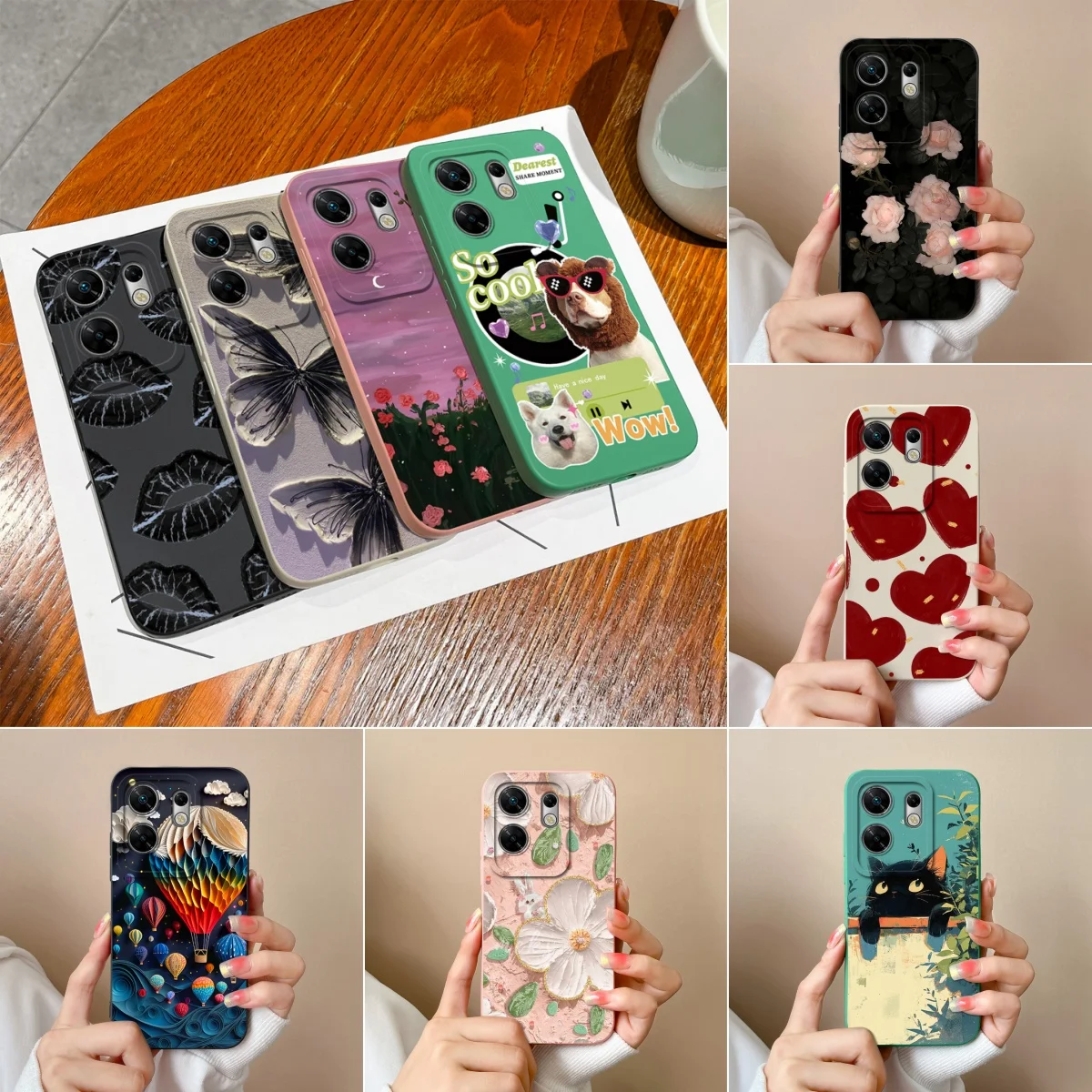 For Infinix Zero 30 4G Case Cool Dog Shell Silicone Soft Shock Resistant Phone Coque For Zero30 5G Cover Infinix 30 Funda Carcas