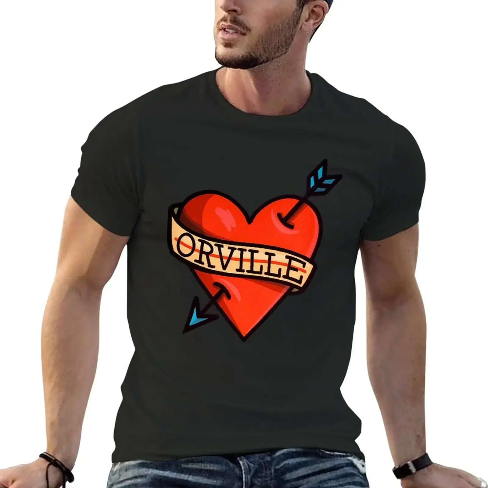 

Orville Peck Heart Art T-Shirt baggy shirts man clothes mens funny t shirts