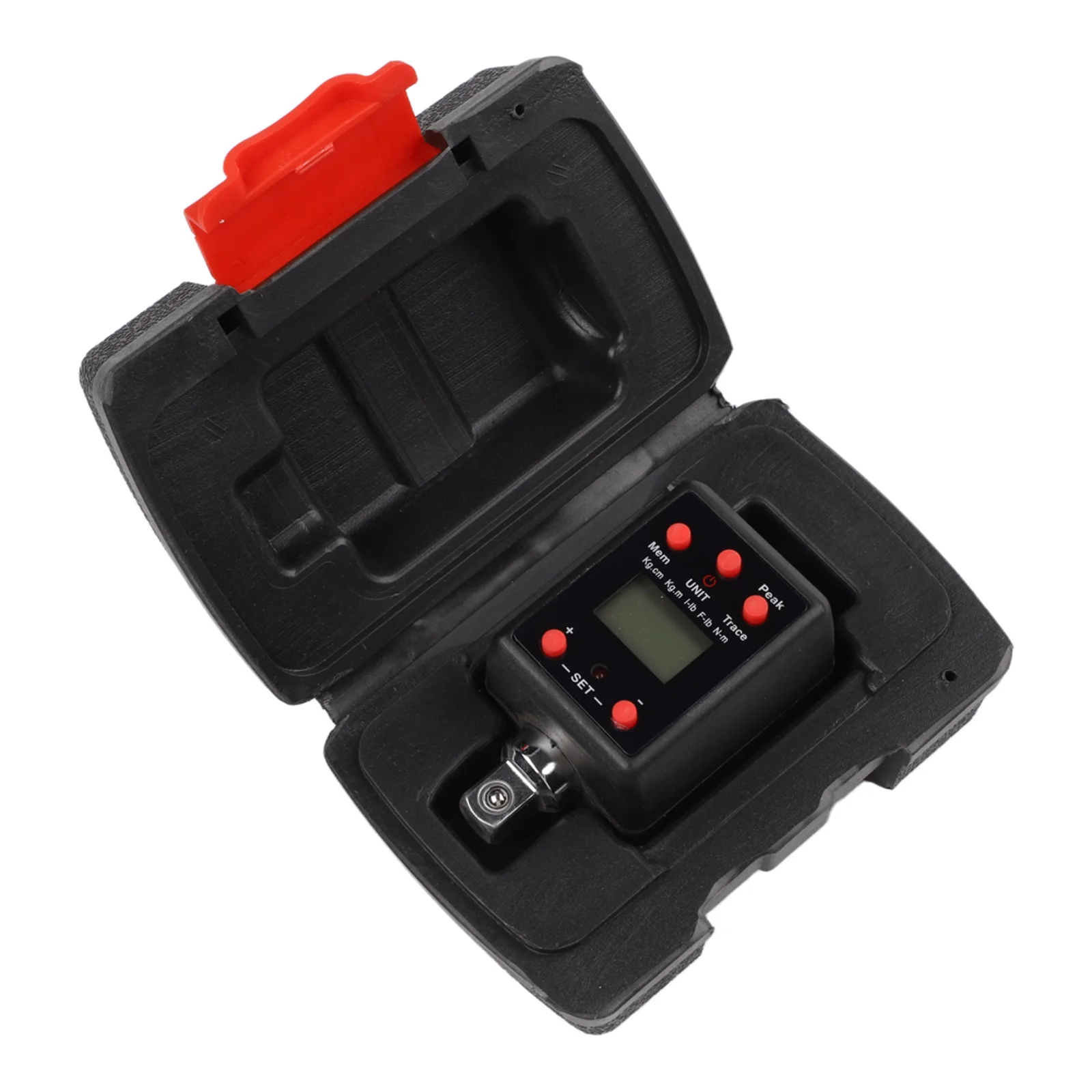 Torque Wrench Adapter Digital for 1/4 3/8 1/2 3/4 Inch Drives Supports Metric and SAE Units from 0.3 Nm to 600 Nm