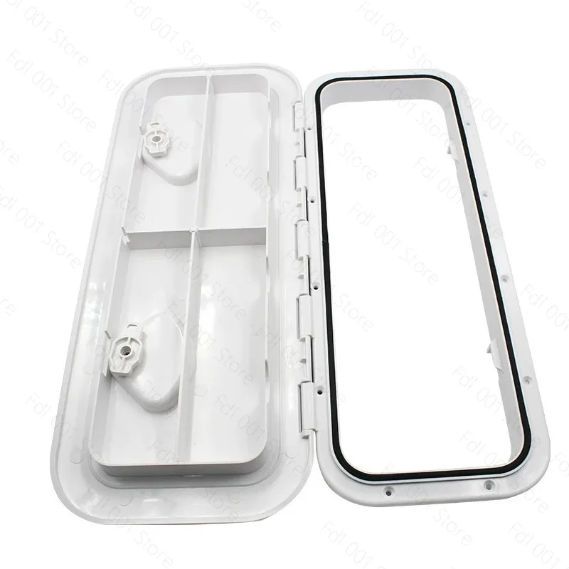 Deck maintenance hatch cover facilitates assembly of hatch inspection cover