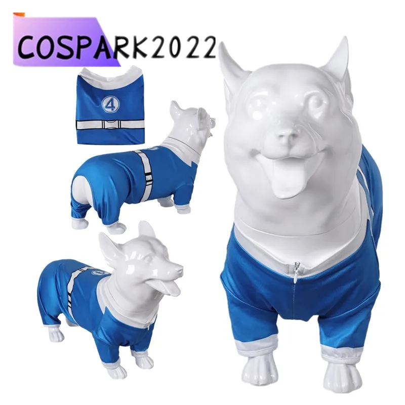 

Susan Cosplay Storm Jumpsuit Fantastic Pet Dog Clothes Invisible TV Woman Costume Puppy Clothing Halloween Carnival Party Suit