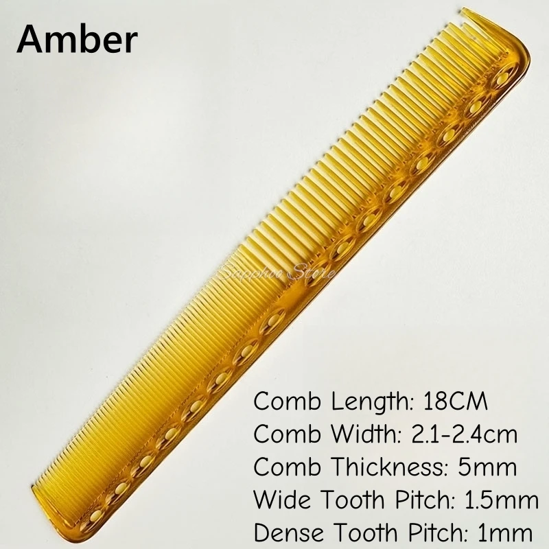 1PC 18cm Professionelle Friseur Haarschnitt Kamm Doppel Headed Anti Statische Hohe Temperatur Widerstand Salon Haar Styling Werkzeuge
