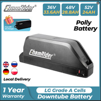 Chamrider Polly 48V 30AH Ebike Battery Downtube 52V Electric Battery BMS Original 21700 Lithium lon Battery 1000W 18650 Cell
