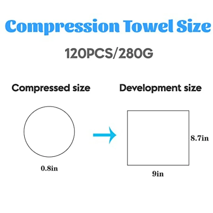 120 шт. мини-сжатые полотенца одноразовые сжатые полотенца для лица сжатые хлопковые салфетки для рук походное полотенце портативное сжатое C