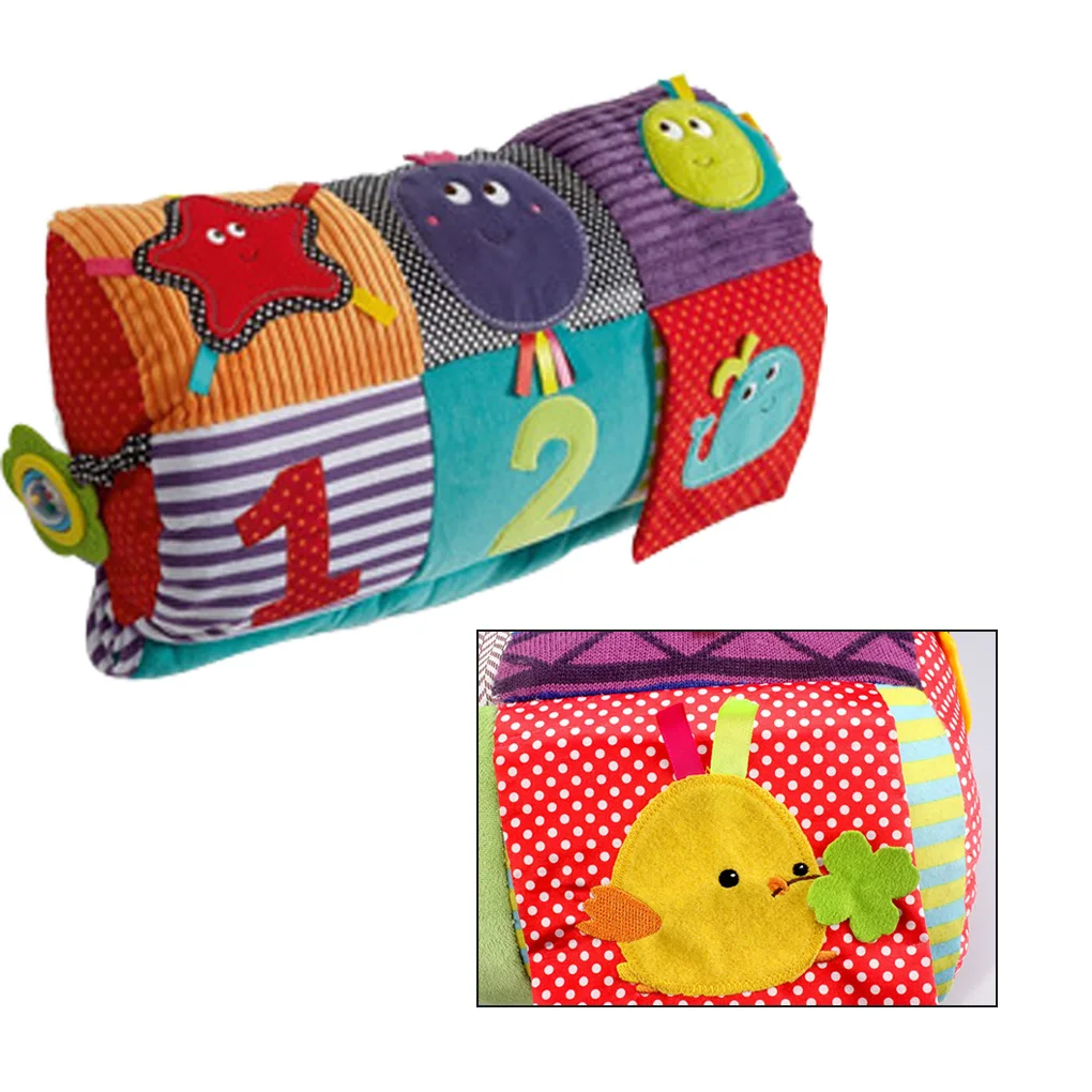 Baby crawling pad Baby pacifying doll crawling blanket Lie prone pillow Throw pillow Game blanket New