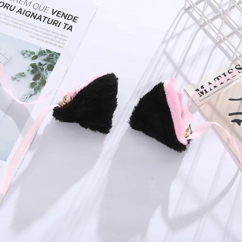 Lovely Cat Ear Hair Clips Girls Anime Cosplay Costume Plush Hairband Party Club Bar Decorate Headbands Headwear Hair Accessories