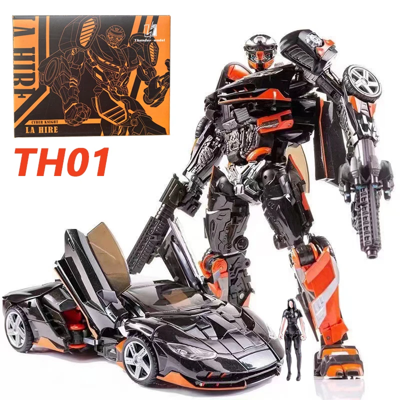 

IN STOCK La Hire TH01 Hot Rod Thunder Model Transformation Toys DX9 K3 Rodimus Soul Action Figure Deformation Robot Car Anime