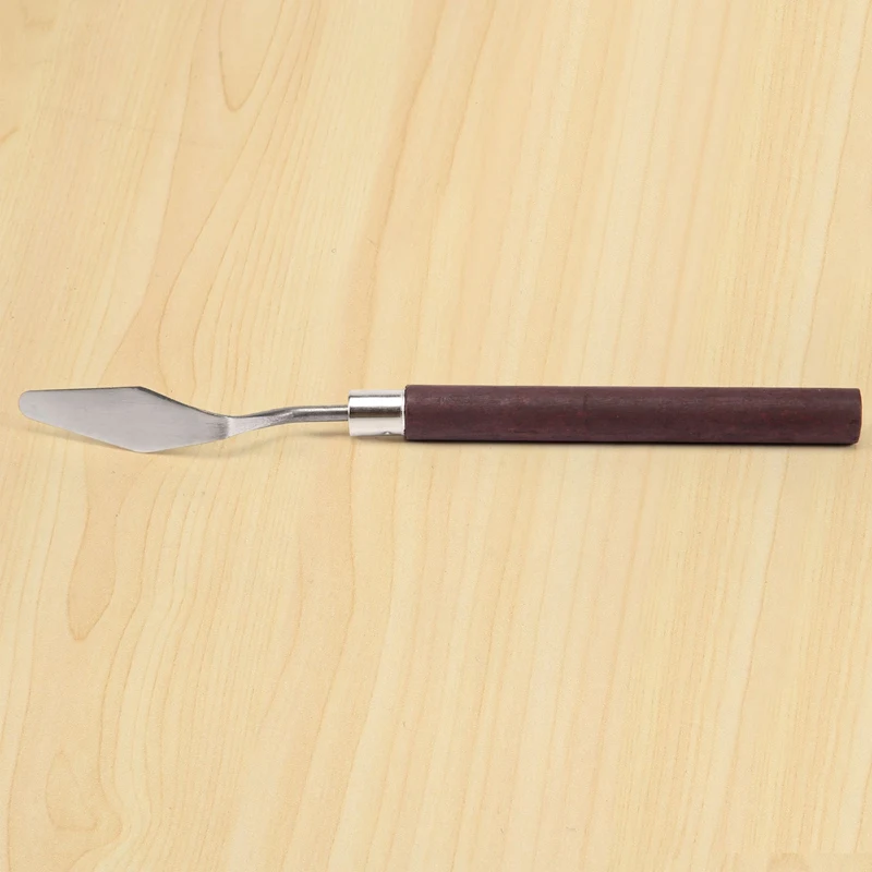 2025 New 1.6" Metal Blade Palette Art Paint Painting Spatula Putty Scraper Mixing Tool