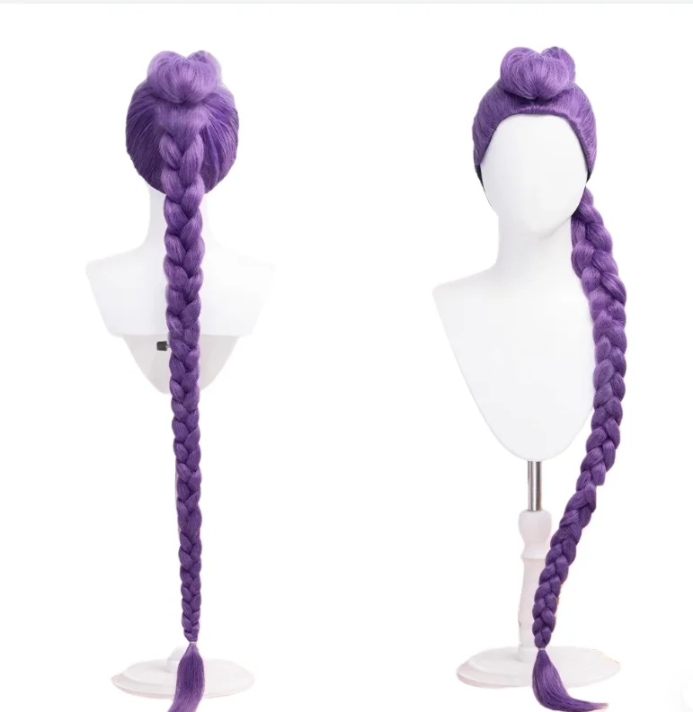 2025 Halloween Demon Huntrix Zoey Wig Cosplay KPOP Girls Group Stage Hunters Cosplay Colorful Halloween Party Sexy Outfit for W