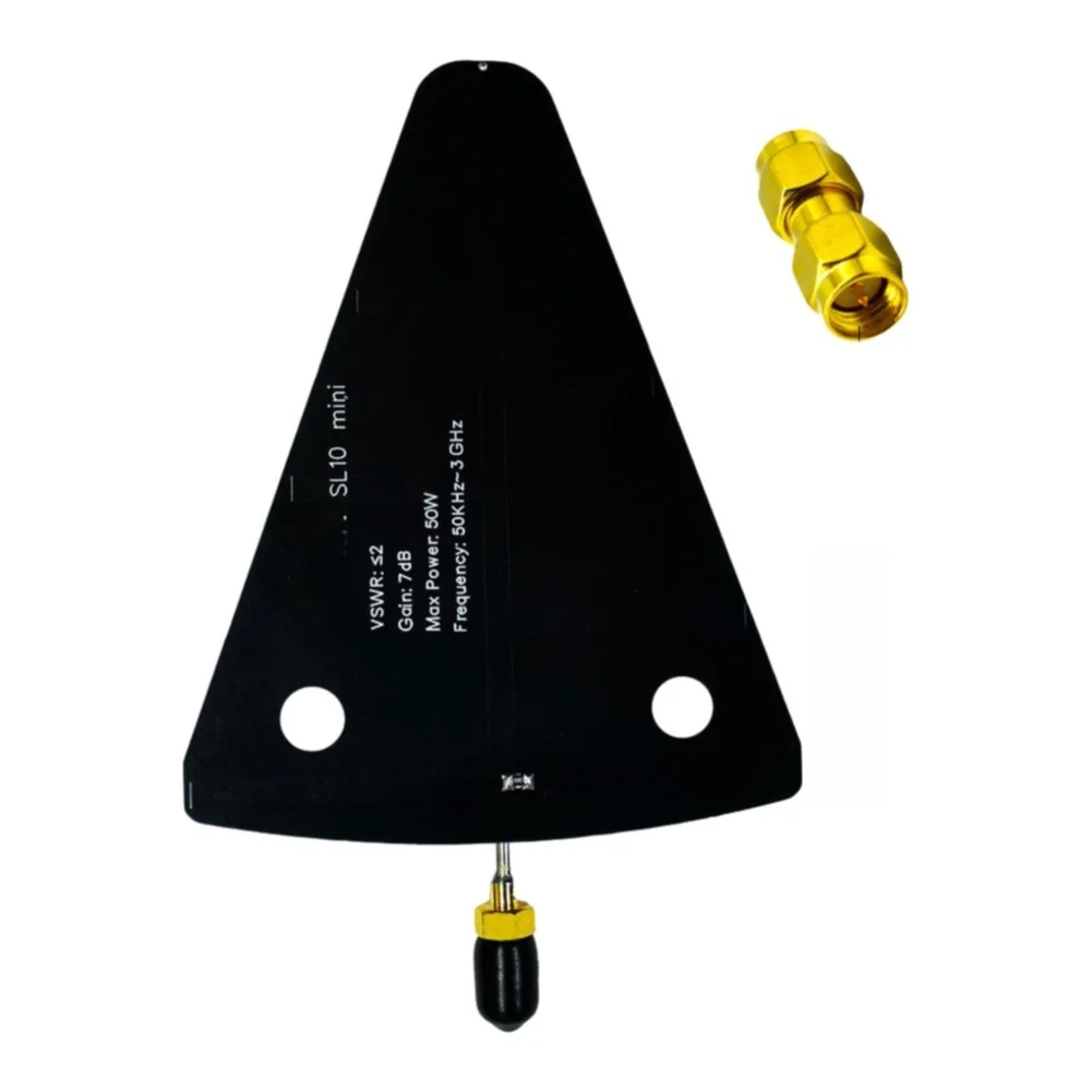 1pc For SA6 SL10mini Log-Periodic-Antenna (4G/5G) 50kHz–3GHz High Gain Omnidirectional-Antenna For UWB Communication Systems