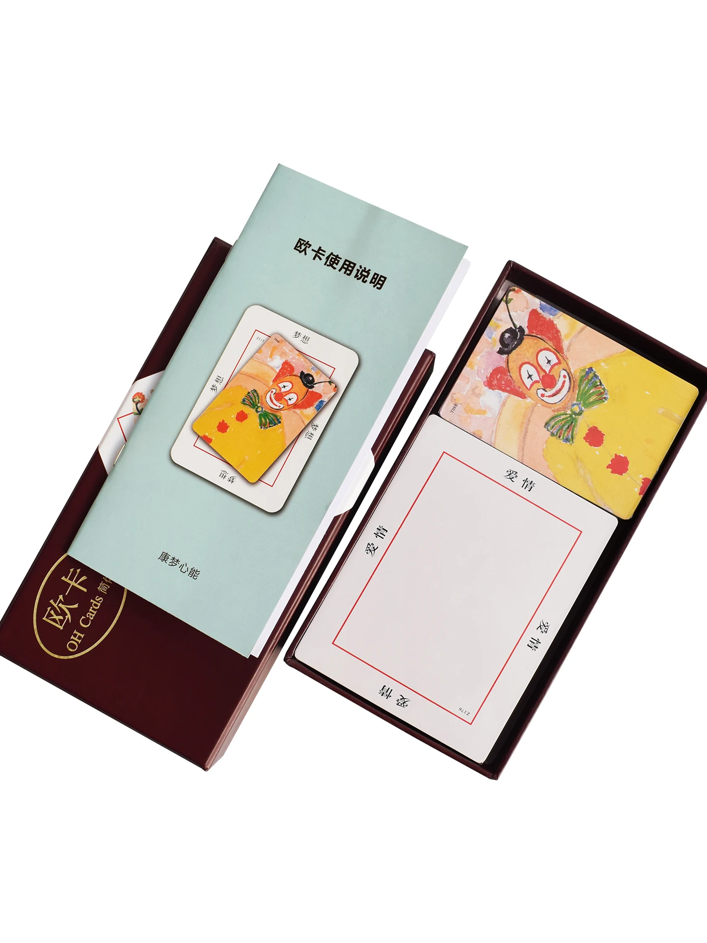 promotion-525-psychological-oh-cards-simplified-chinese-version-tablecloth-card-holder-included-casual-game-for-one-player