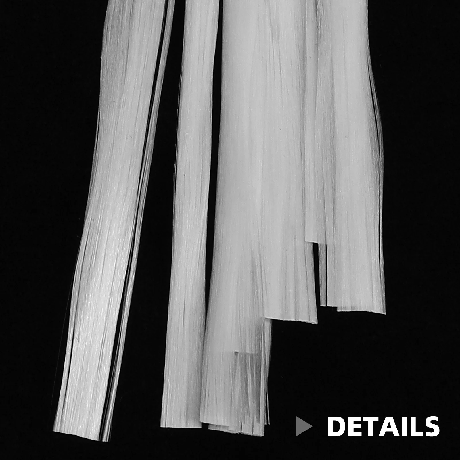 10 عبوات من ألياف تمديد الأظافر البيضاء ذات المظهر الطبيعي، مواد تمديد آمنة للاستخدام المنزلي والصالونات، إكسسوارات فن الأظافر