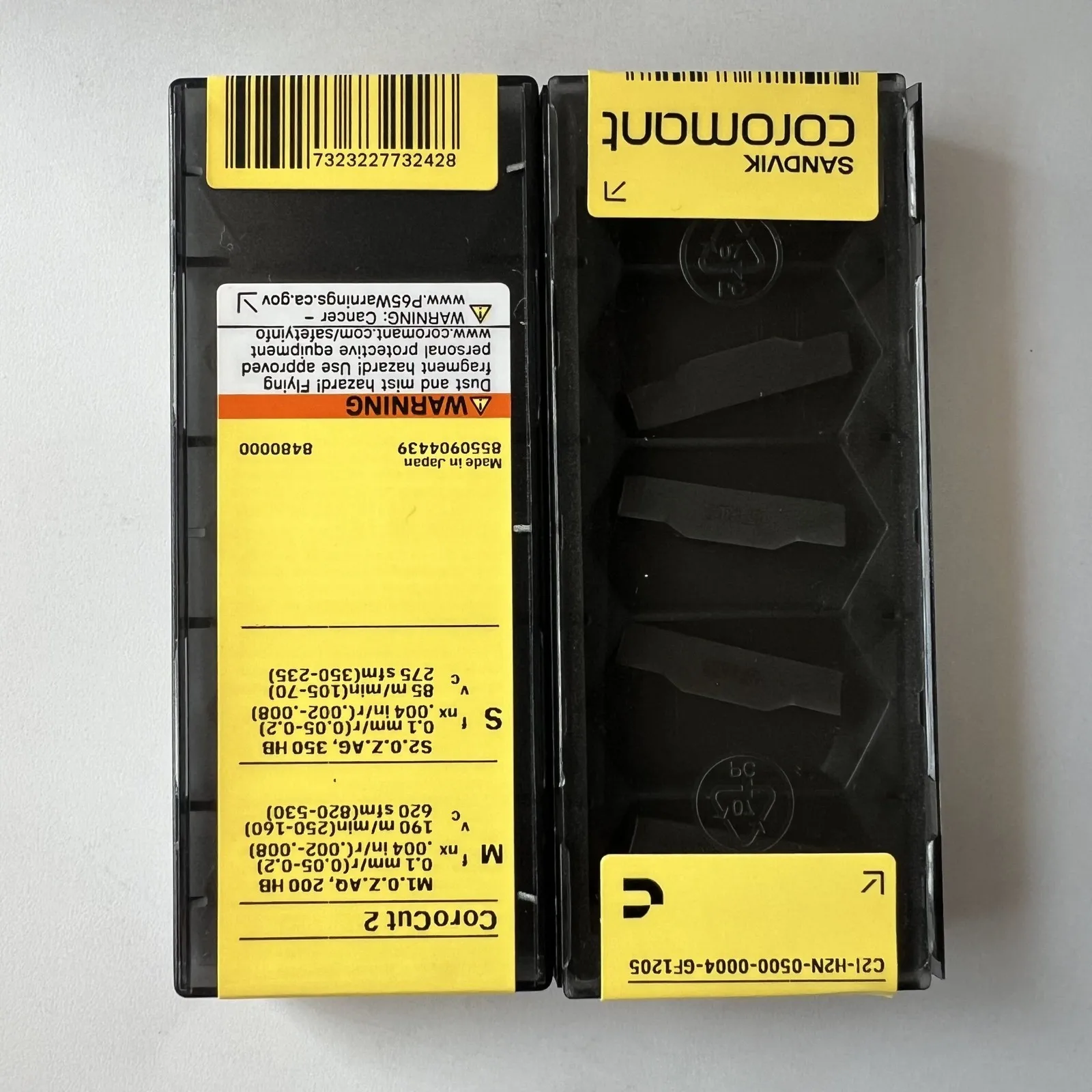 

SANDVIK / C2I-H2N-0500-0004-GF 1205 / Original Swedish hard alloy blade 5 Pcs