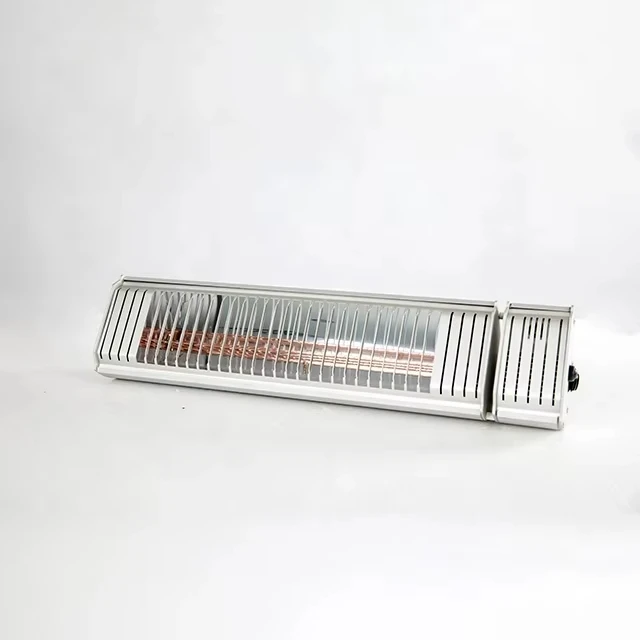 IP65 2000W Waterproof  Silver  Black  White Electric Radiant Heater Infrared Heater with Control LDHR062-200KB