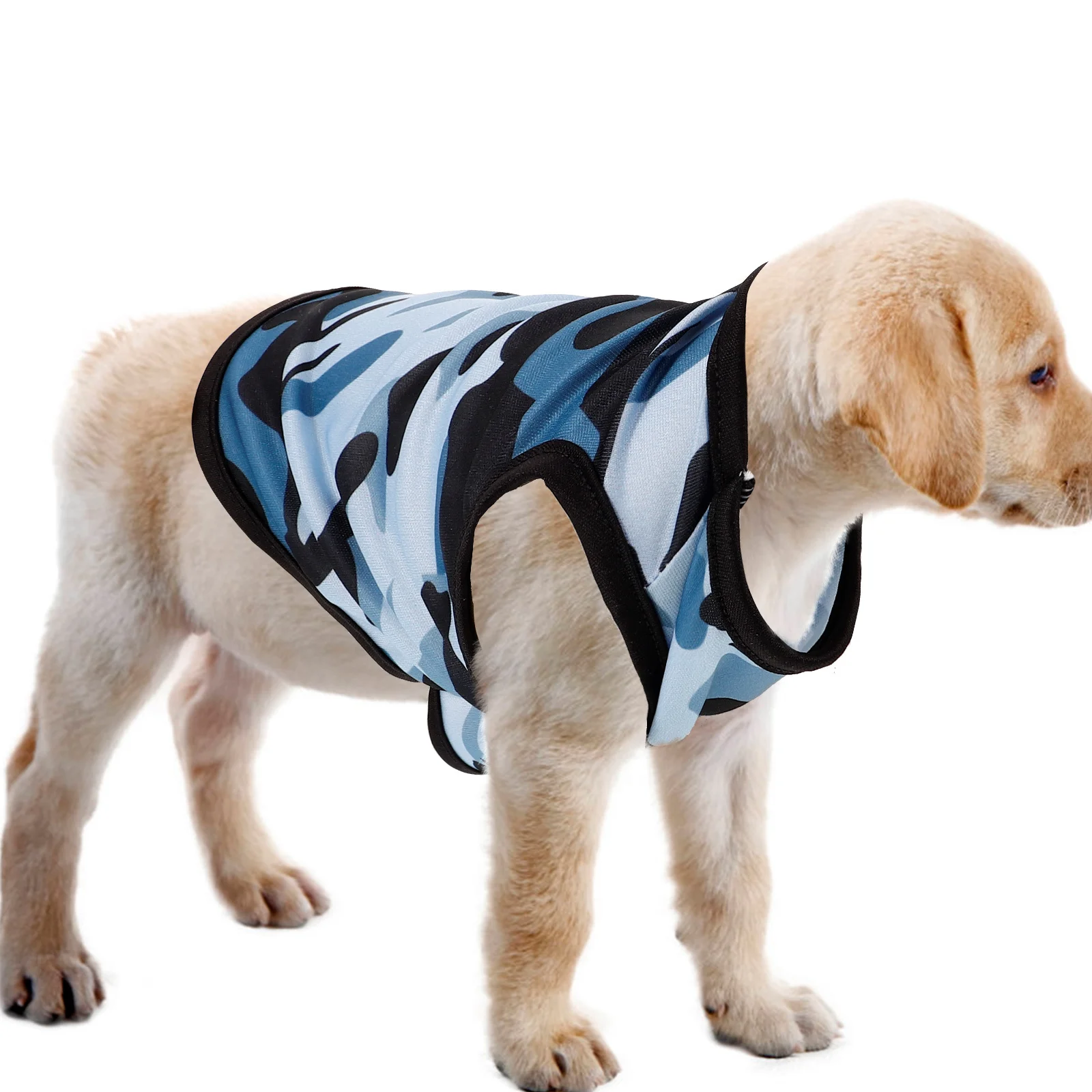 

3 Pcs Pet Vest Costume Shirts for Dogs Clothes Accessories Puppy Clothing Camouflage Summer Apparel Cute